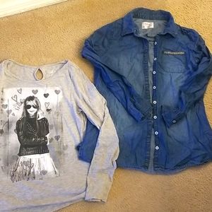 Justice Big Girls Duo Shirts